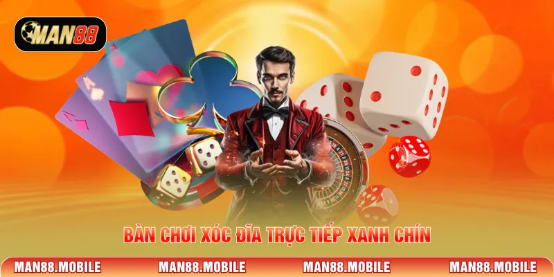 Bàn chơi xóc đĩa trực tiếp xanh chín