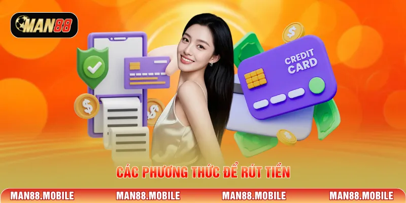 Các phương thức để rút tiền