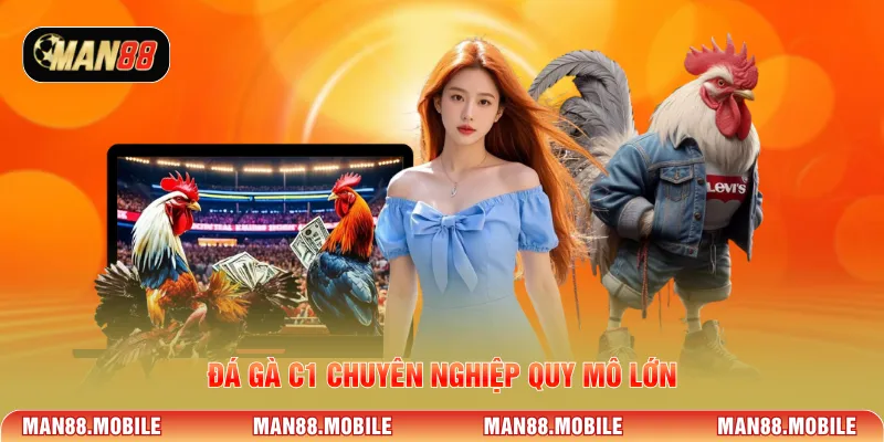 Đá gà C1 chuyên nghiệp quy mô lớn