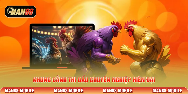 Khung cảnh thi đấu chuyên nghiệp hiện đại