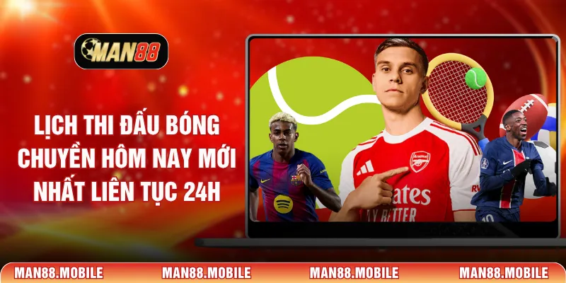 lịch thi đấu bóng chuyền hôm nay