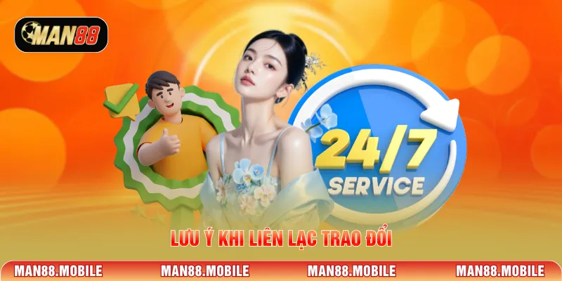 Lưu ý khi liên lạc trao đổi