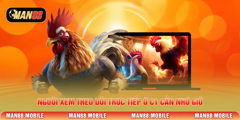 Người xem theo dõi trực tiếp ở C1 cần nhớ giờ