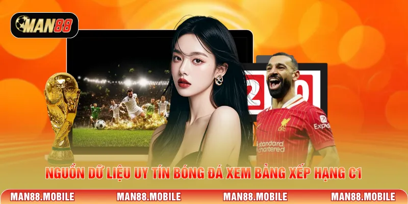 Nguồn dữ liệu uy tín bóng đá xem bảng xếp hạng C1