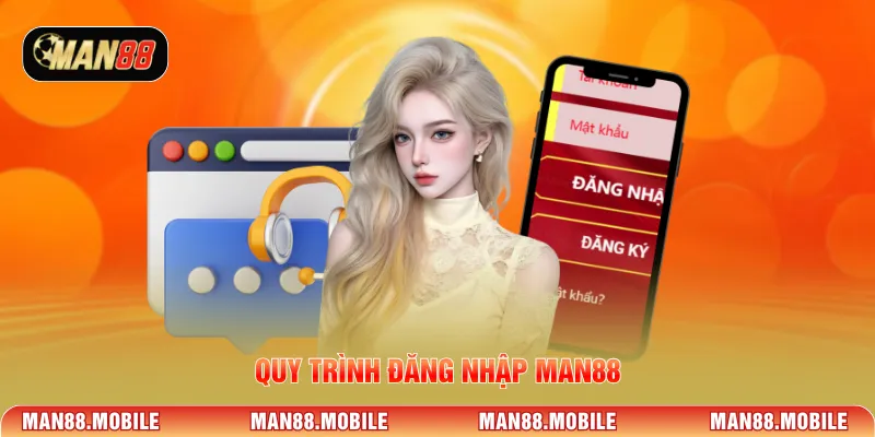 Quy trình đăng nhập MAN88 
